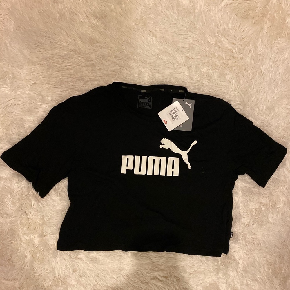 Medium black & white Puma top